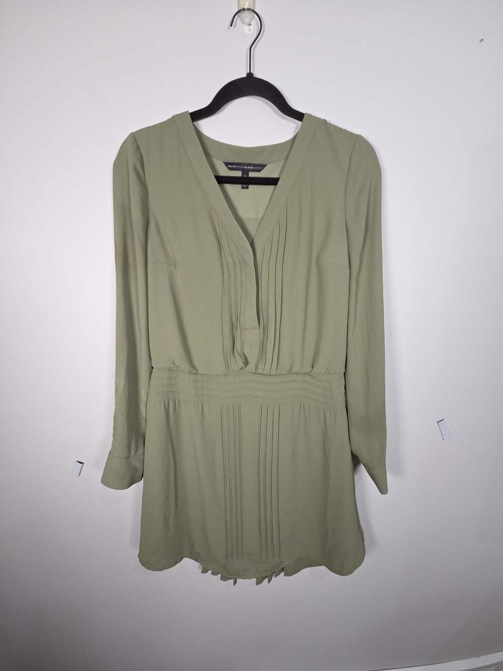 White House Black Market Striped Open Front